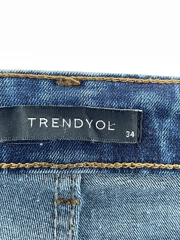 34 Beden mavi Renk Trendyol & Milla Jean / Kot %70 İndirimli.