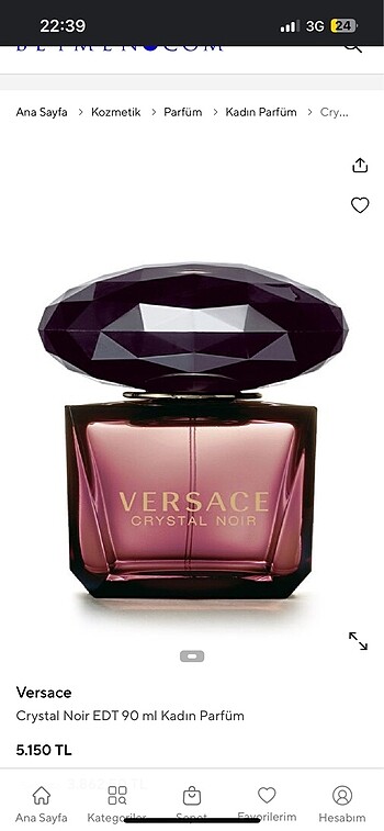 Versace kadın parfüm