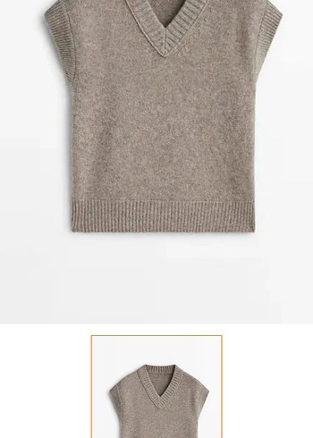 LOOSH Vizon V Yaka Fitilli Kadın Süveter - Görsel 2