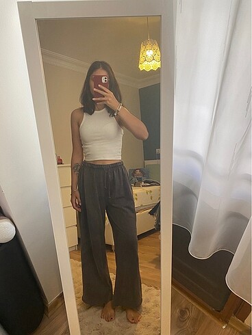 Zara Antrasit Pantolon