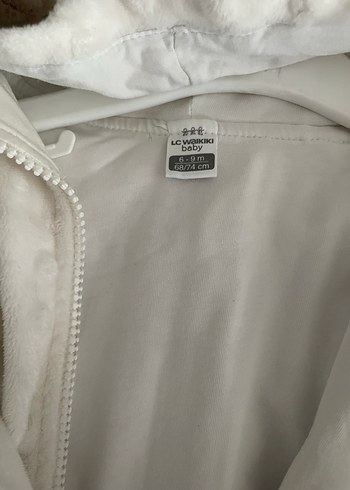 Beyaz Fermuarlı Bebek Tulum - Görsel 2