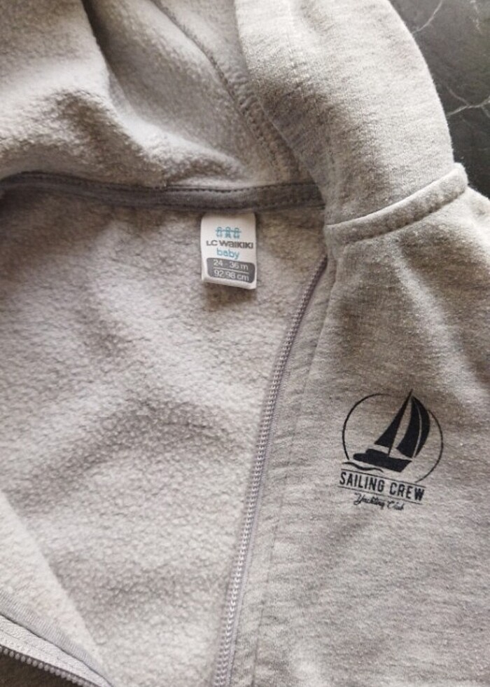 Bebek kapişonlu ceket  - Görsel 3