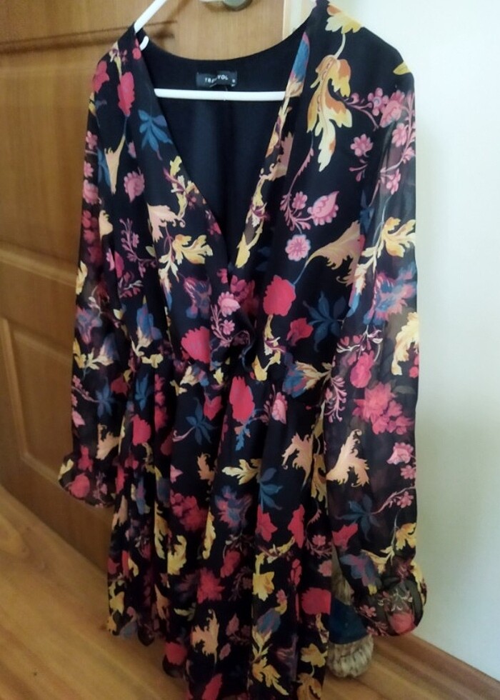 Kadın şifon elbise - Görsel 2