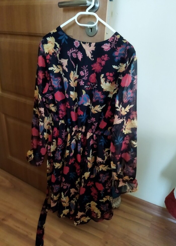 Kadın şifon elbise - Görsel 3