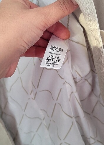 s Beden MARKS & SPENCER KETEN CEKET 