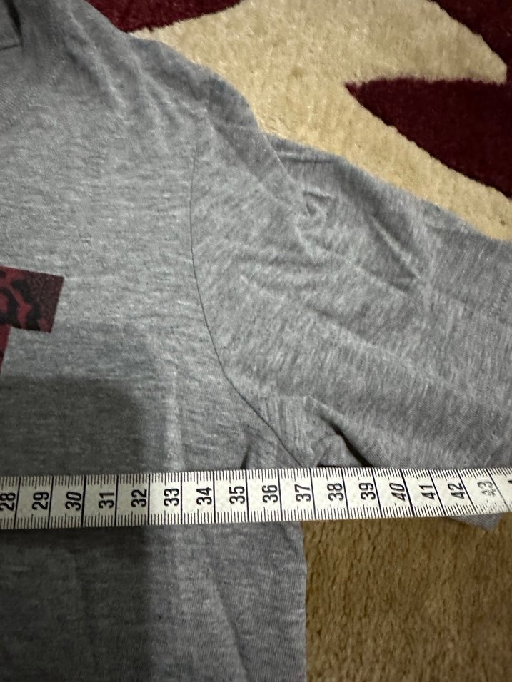 Gri Erkek Çocuk Kısa Kollu Tişört - Görsel 4