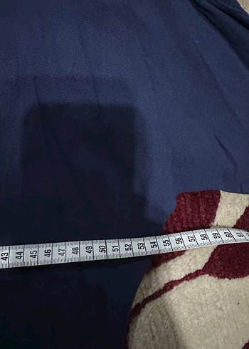 Lacivert V Yaka yarım Kollu elbise - Görsel 5