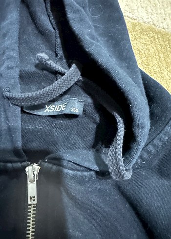 Siyah Kapüşonlu Fermuarlı - Görsel 2