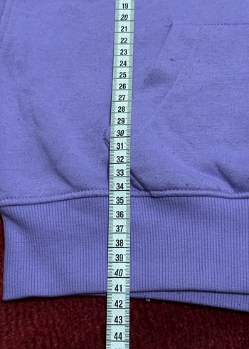 Mor Kapüşonlu Kadın Sweatshirt - Görsel 3