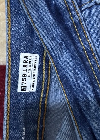Kadın Açık Mavi Denim Pantolon - Görsel 2