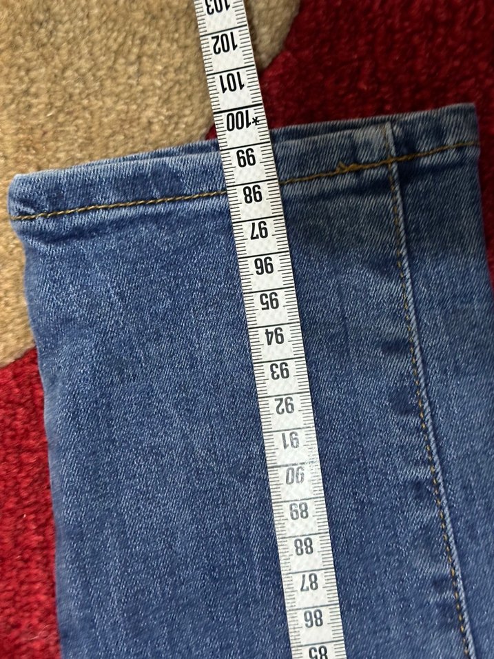 Kadın Açık Mavi  Denim Pantolon - Görsel 4