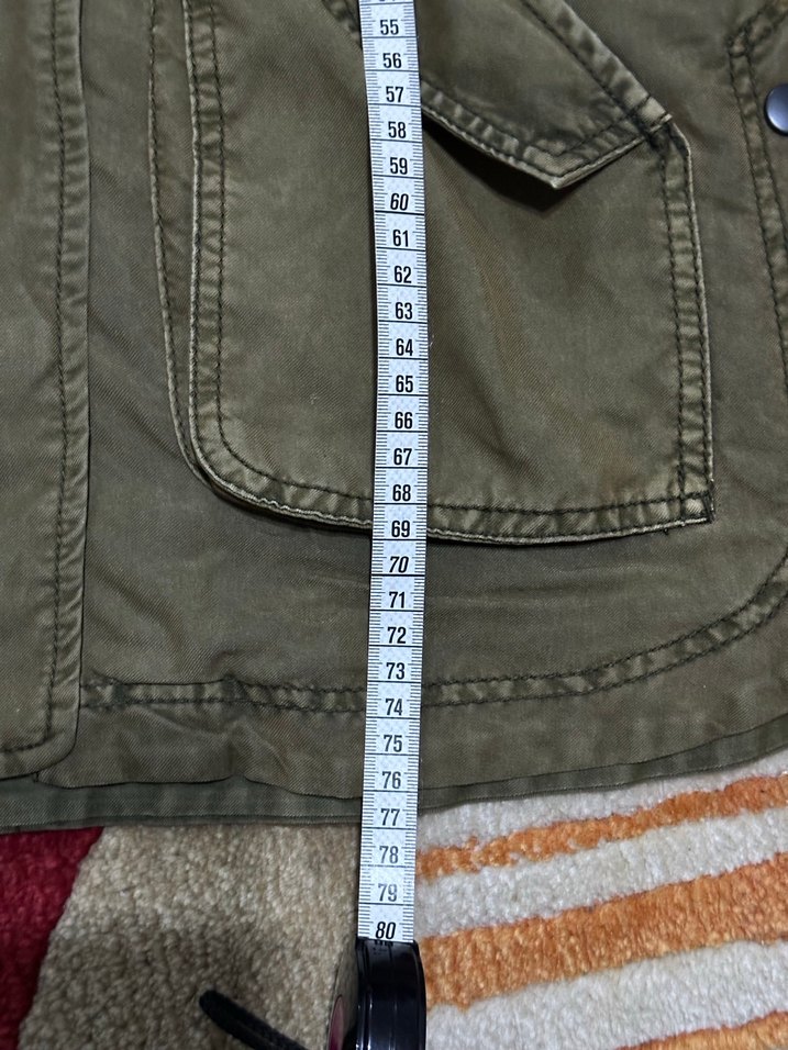 Kapüşonlu mont Kadın Uzun - Görsel 4