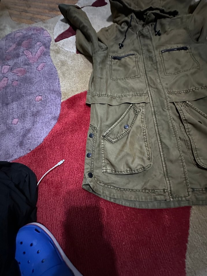 Kapüşonlu mont Kadın Uzun - Görsel 2