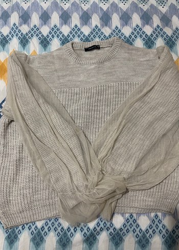 Trendyol Bej Kadın Triko Kazak - Görsel 3