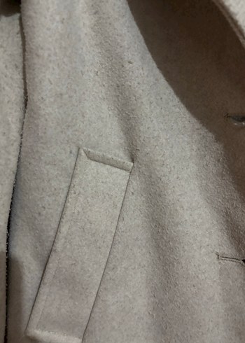 Bej Uzun Klasik Kadın Kaban - Görsel 3