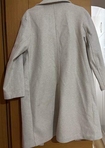 Bej Uzun Klasik Kadın Kaban - Görsel 5