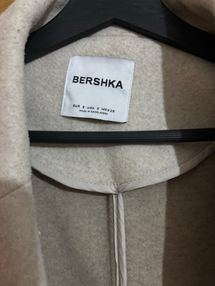 Bej Uzun Klasik Kadın Kaban - Görsel 2