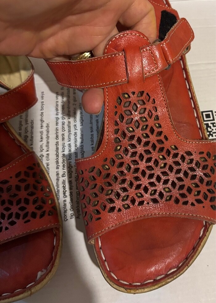 Deri sandelet - Görsel 2