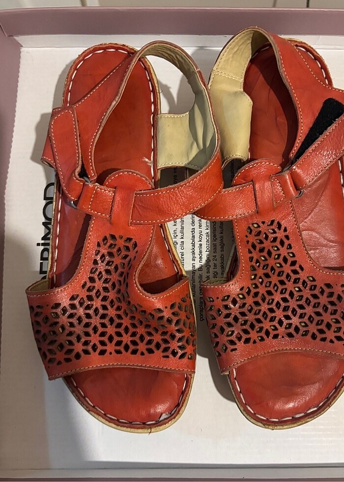 Deri sandelet - Görsel 4