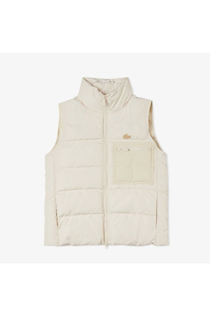 Beyaz Fermuarlı Kadın Şişme Yelek - Görsel 2