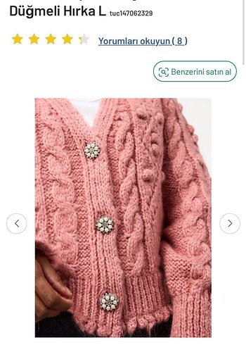 pembe ponponlu örgü süslemeli hırka - Görsel 2