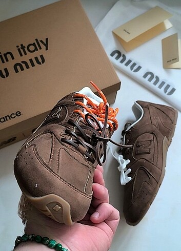 43 Beden kahverengi Renk New Balance Miu Miu X 530 Taba