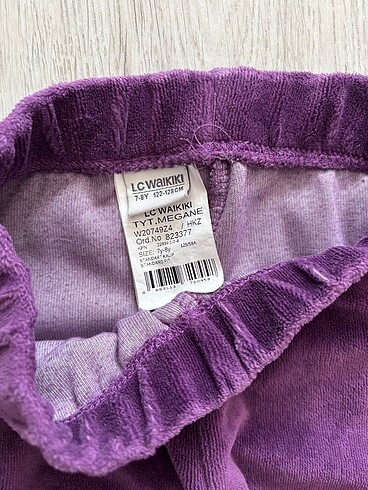 7 Yaş Beden Lc Waikiki kız çocuk kadife tayt