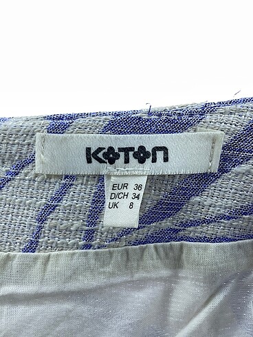 36 Beden çeşitli Renk Koton Mini Etek %70 İndirimli.