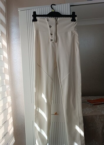 s Beden beyaz Renk LoL model tayt pantolon 