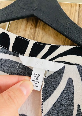 Bohem Siyah-Beyaz Desenli Uzun Elbise - Görsel 4