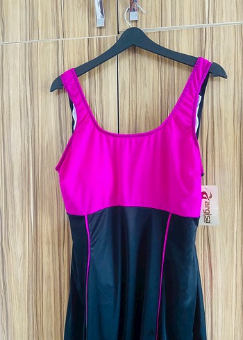 Pembe Siyah Kadın Spor Mayo - Görsel 3