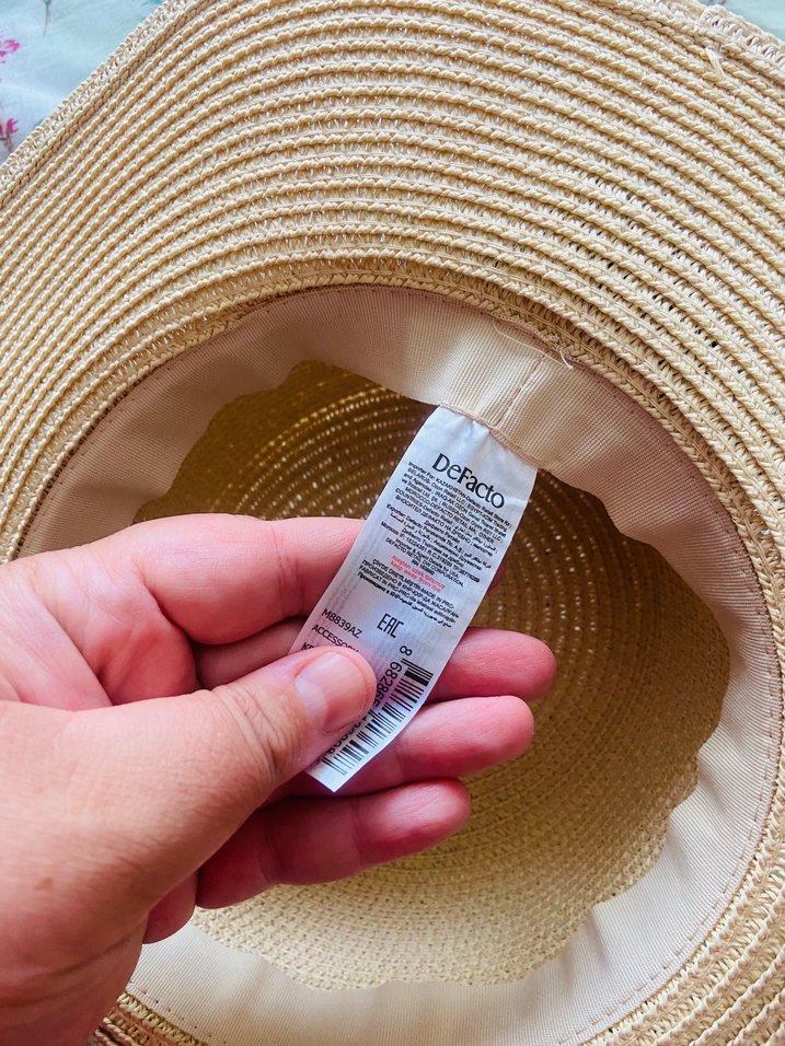 Bej Fırfırlı Bohem Kadın Şapka - Görsel 3