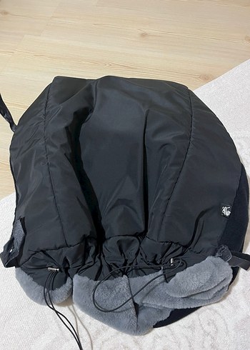 Ubeybi bebek aranasında bebek için ayak koruyucu polar örtü - Görsel 2