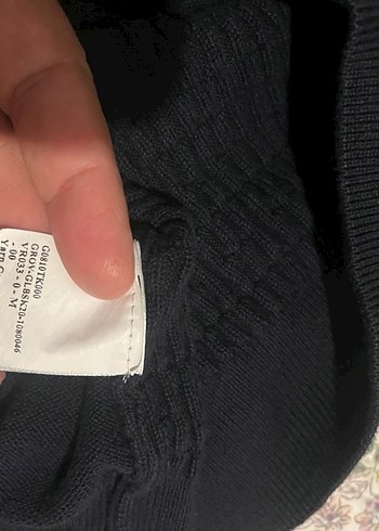 Erkek V Yaka Lacivert Triko Kazak - Görsel 5