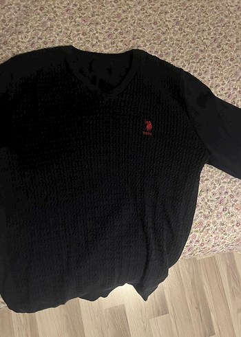 Erkek V Yaka Lacivert Triko Kazak - Görsel 6