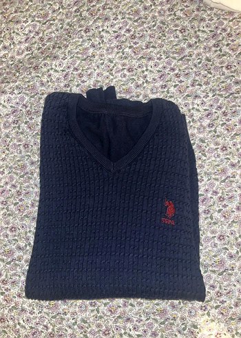 Erkek V Yaka Lacivert Triko Kazak - Görsel 3