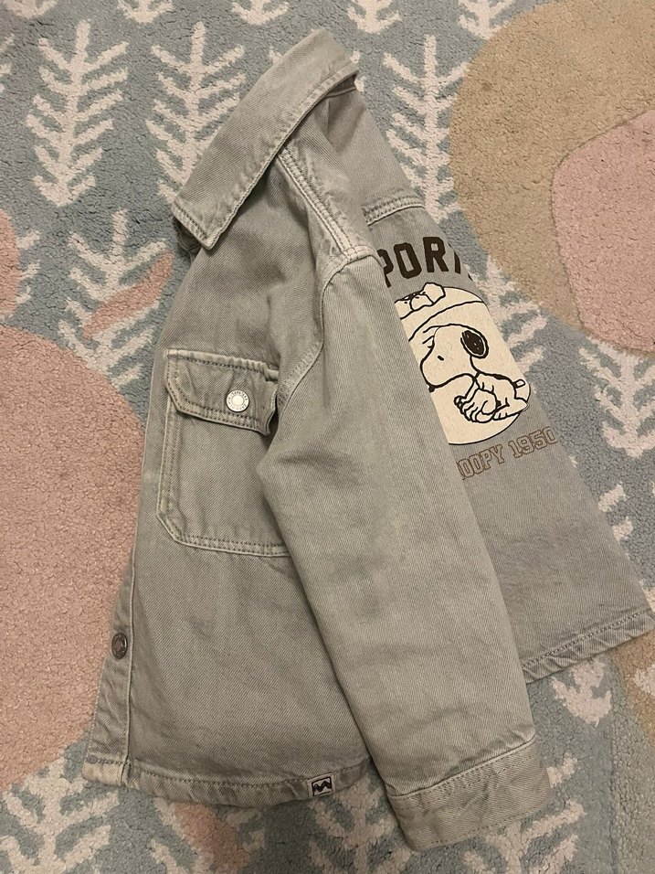 Düğmeli Erkek Çocuk Denim Ceket - Görsel 3