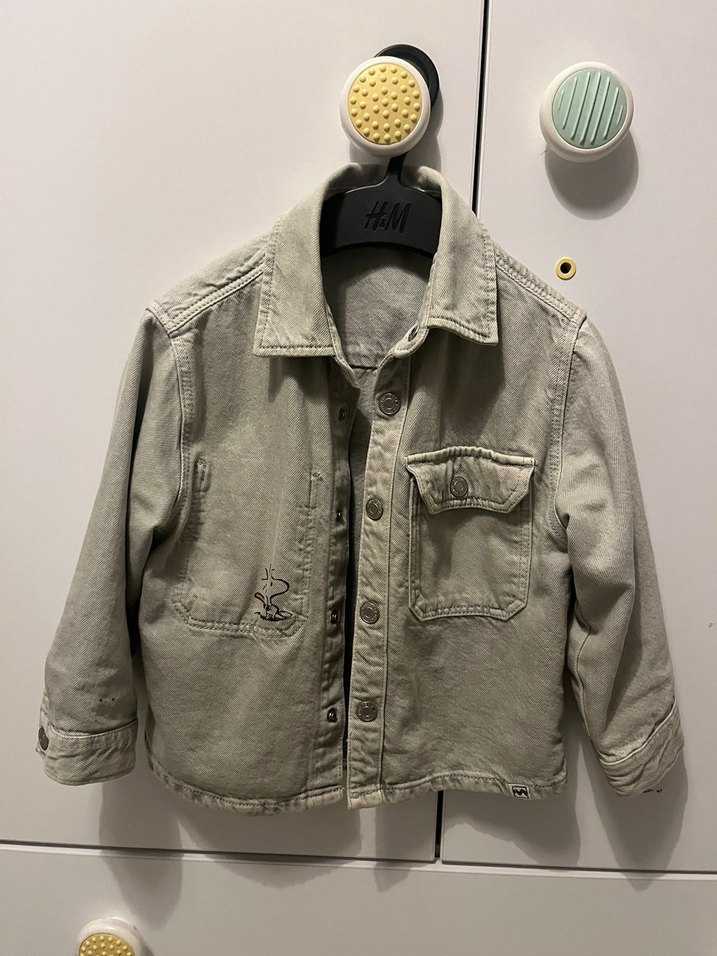 Düğmeli Erkek Çocuk Denim Ceket - Görsel 2