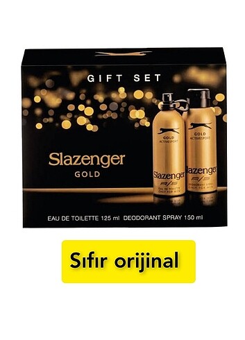 Slazenger Gold Erkek Parfüm Deodorant Seti 