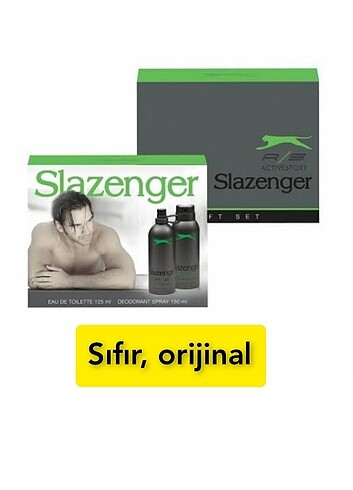 Slazenger yeşil Erkek Parfüm Deodorant Seti 