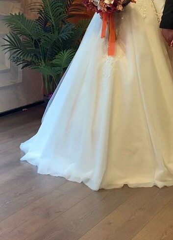 Özel tasarım tesettür gelinlik  - Görsel 6