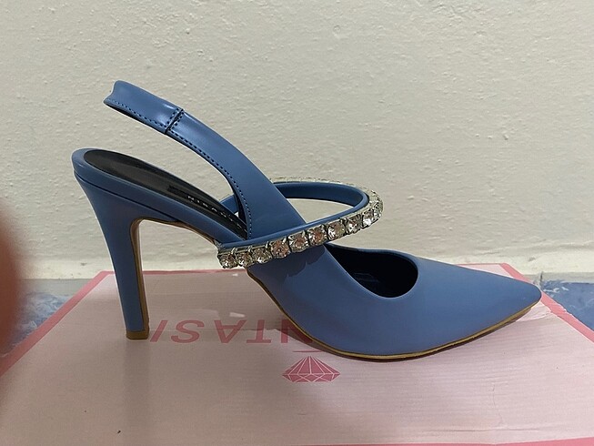 37 Beden mavi Renk Mavi stiletto