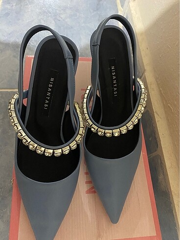 37 Beden Mavi stiletto