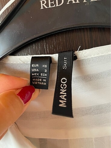 xs Beden Mango Şifon Bluz