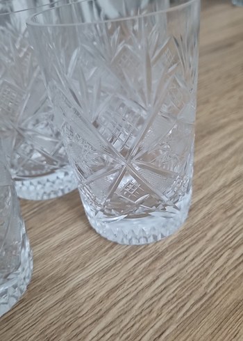 Beden Paşabahçe Desenli Kristal Cam Bardak Seti