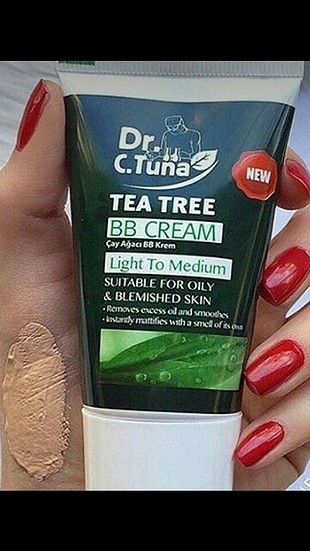 farmasi cay agaci bb krem açıktan ortaya 