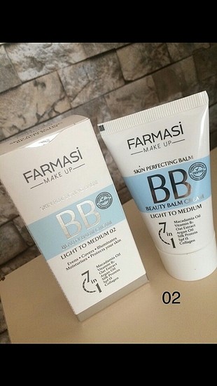 farnasi bb krem 02 numara açıktan ortaya 