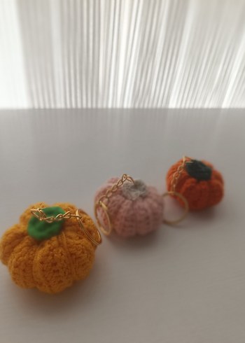 balkabağı anahtarlık - Görsel 2