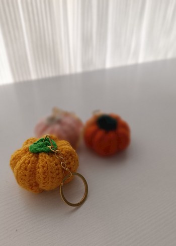 balkabağı anahtarlık - Görsel 3