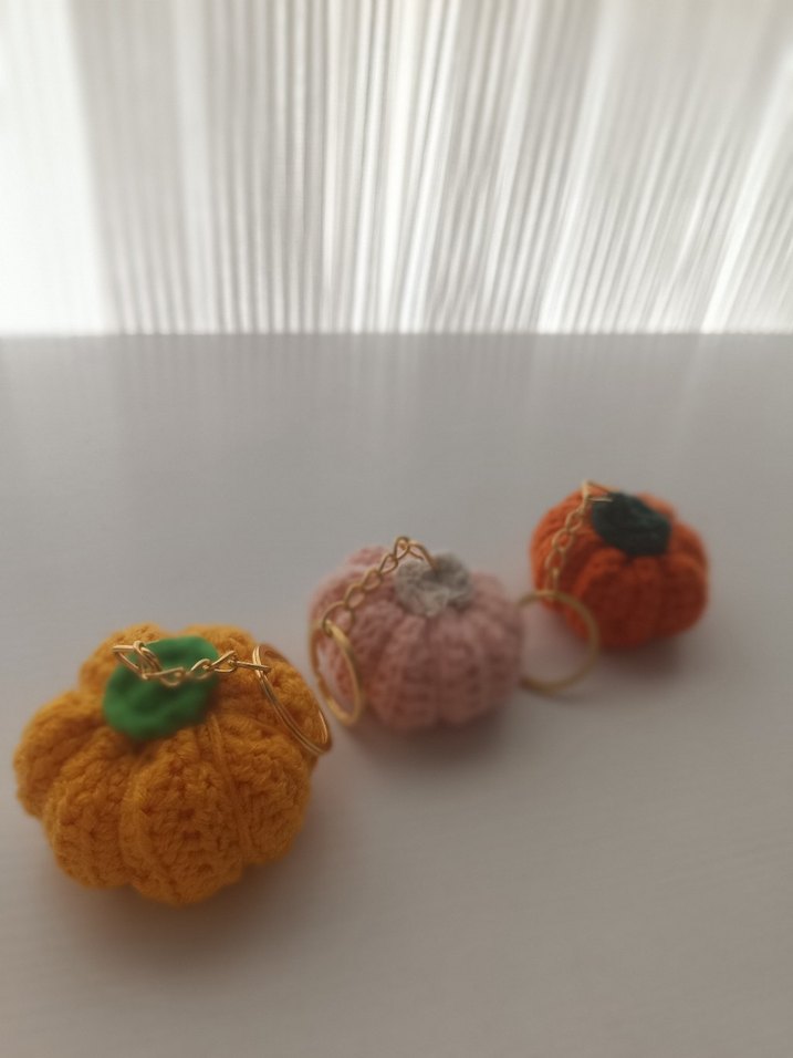 balkabağı anahtarlık - Görsel 2